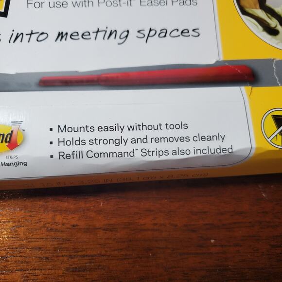 Post-it Super Sticky Wall Easel Mounting System, 15 in Wide x 3.25 in Tall - Picture 4 of 7